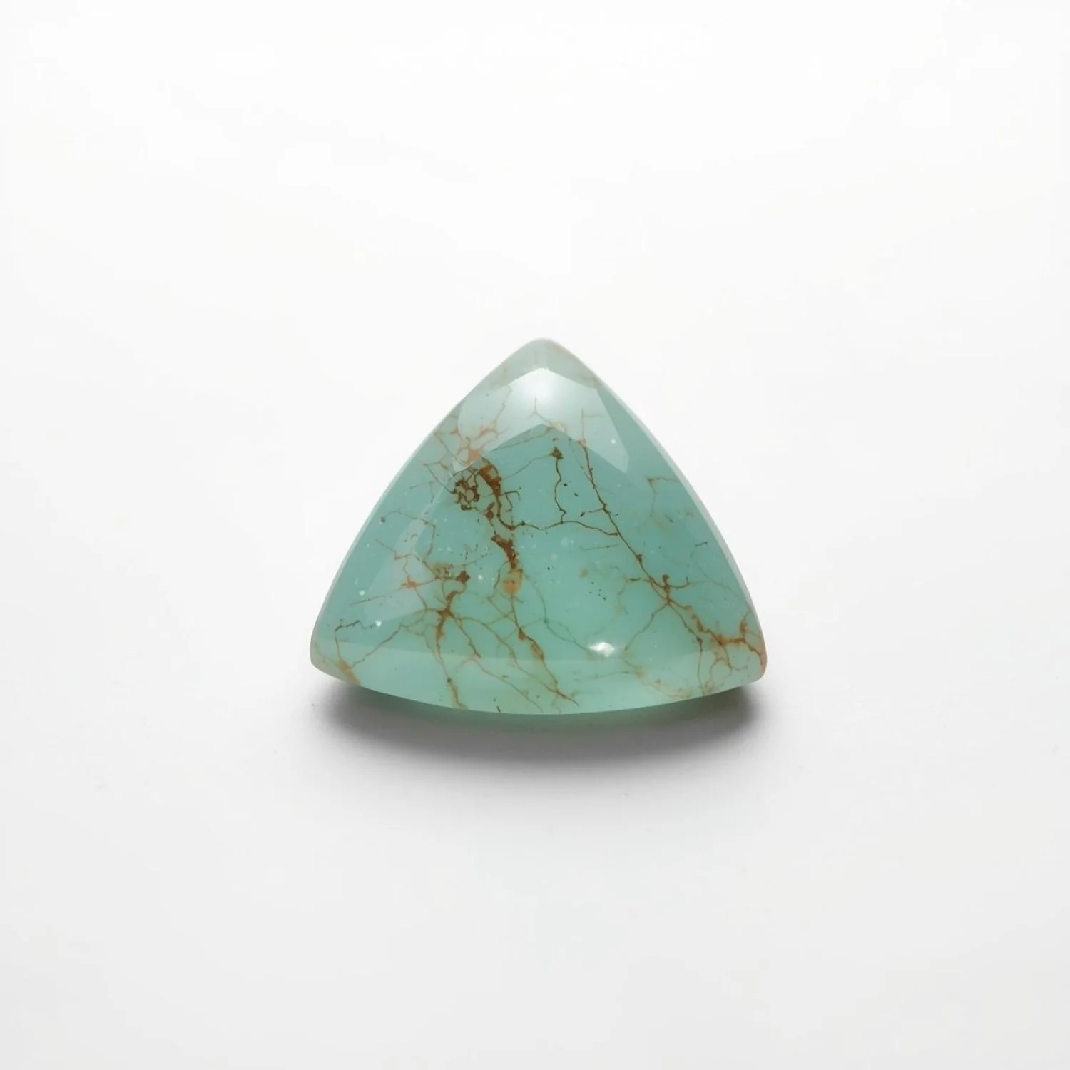 Amazonite 10PC Tiny 4x4 MM Triangle Cabochon Green Brilliant semi Precious Precious Gemstone - Image 2