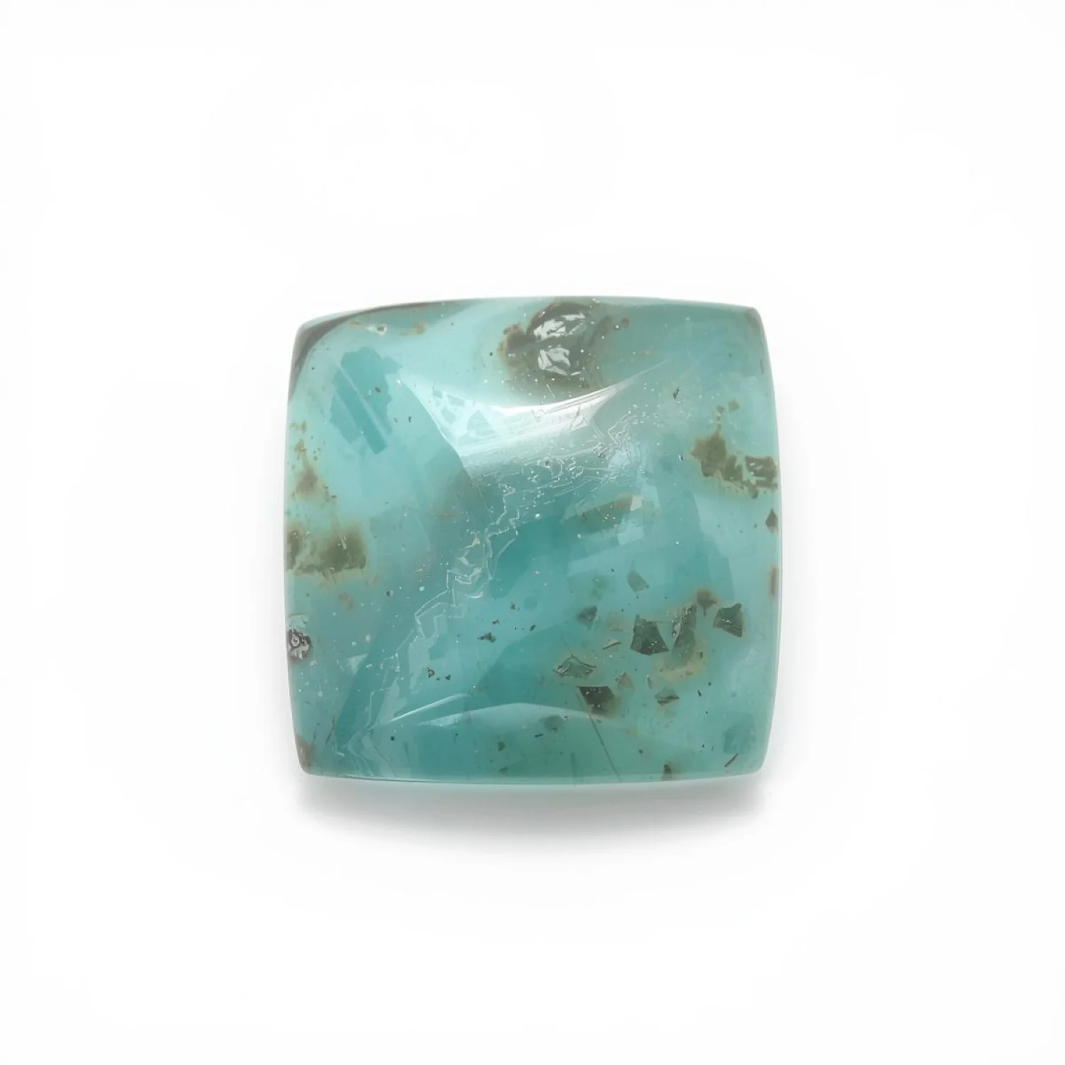 Amazonite 10PC Tiny 5x5 MM Square Cabochon Green Genuine semi Precious Loose Gems - Image 2
