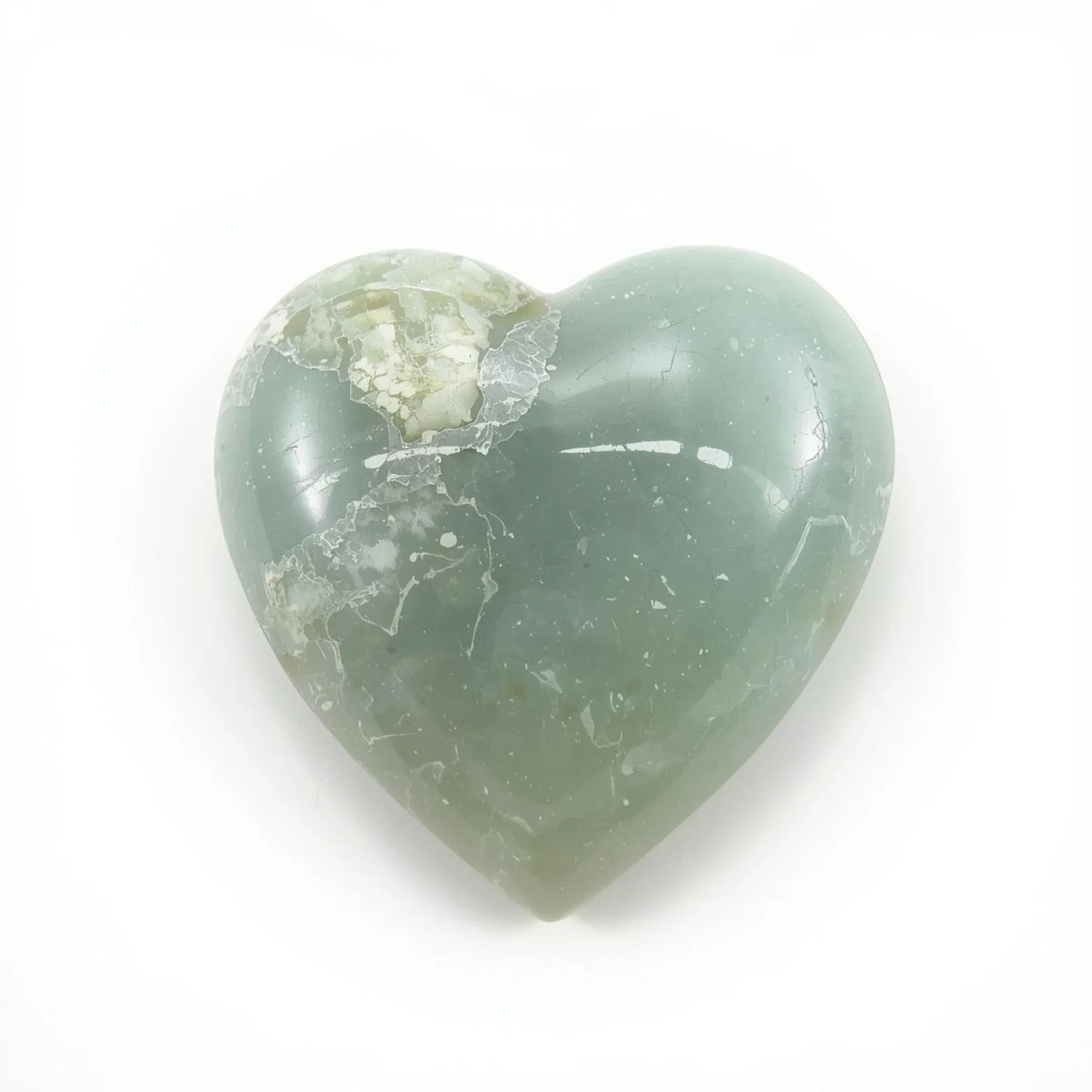 Amazonite 1PC Large 10x10 MM Heart Cabochon Green Natural semi Precious Gems
