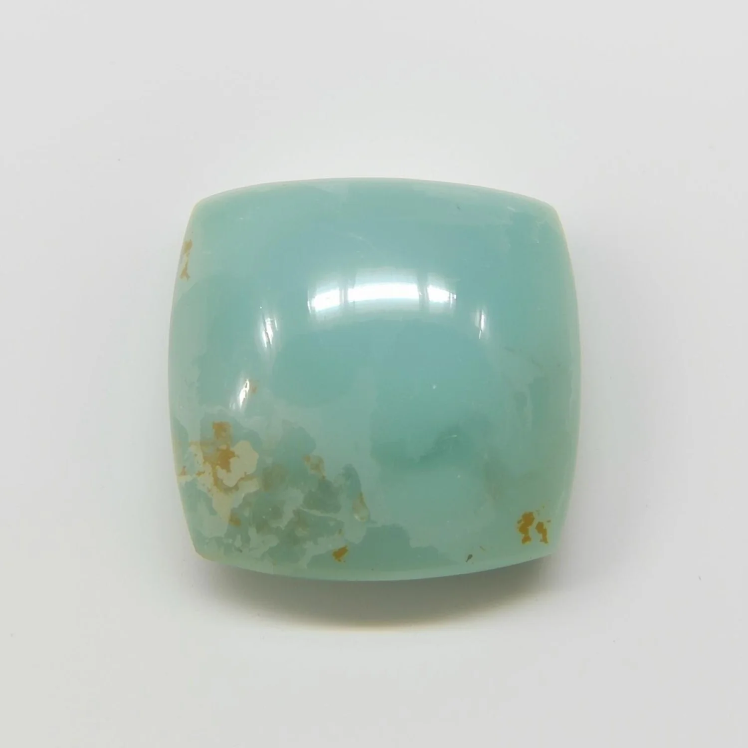 Amazonite 1PC Large 10x10 MM Square Cabochon Green Sparkling semi Precious Gems - Image 2