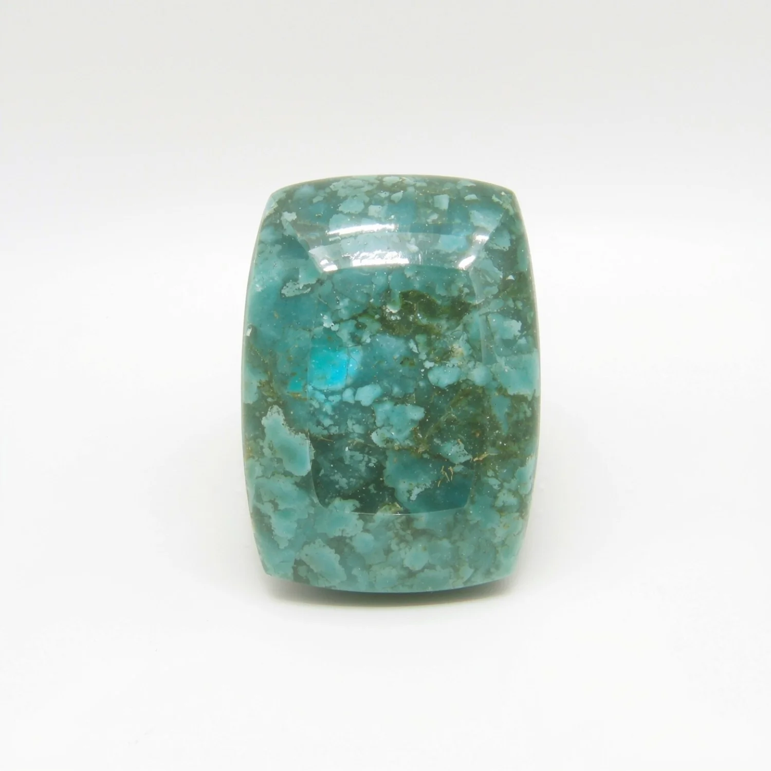 Amazonite 1PC Medium 7x10 MM Emerald Cabochon Green Sparkling semi Precious Gems - Image 2