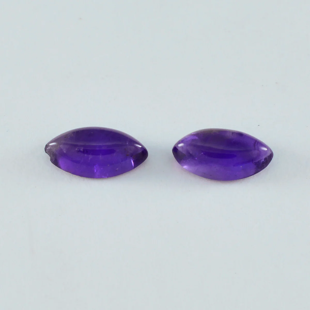 Amethyst 10PC Tiny 4x8 MM Marquise  Cabochon Purple Shine semi Precious Precious Gemstone - Image 4