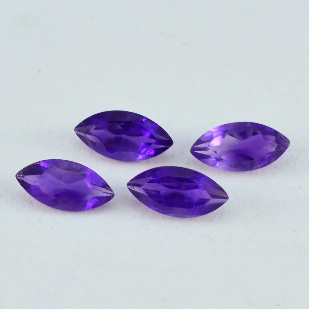Amethyst 1PC Chunky 10x20 MM Marquise Faceted Purple Sparkling Semi Precious Loose Gemstone - Image 3