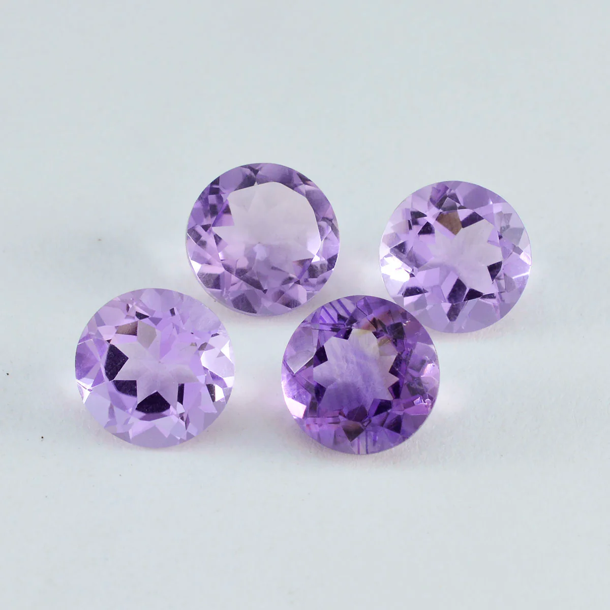 Amethyst 1PC Chunky 13x13 MM Round Faceted Purple Natural Semi Precious Loose Gemstone - Image 3
