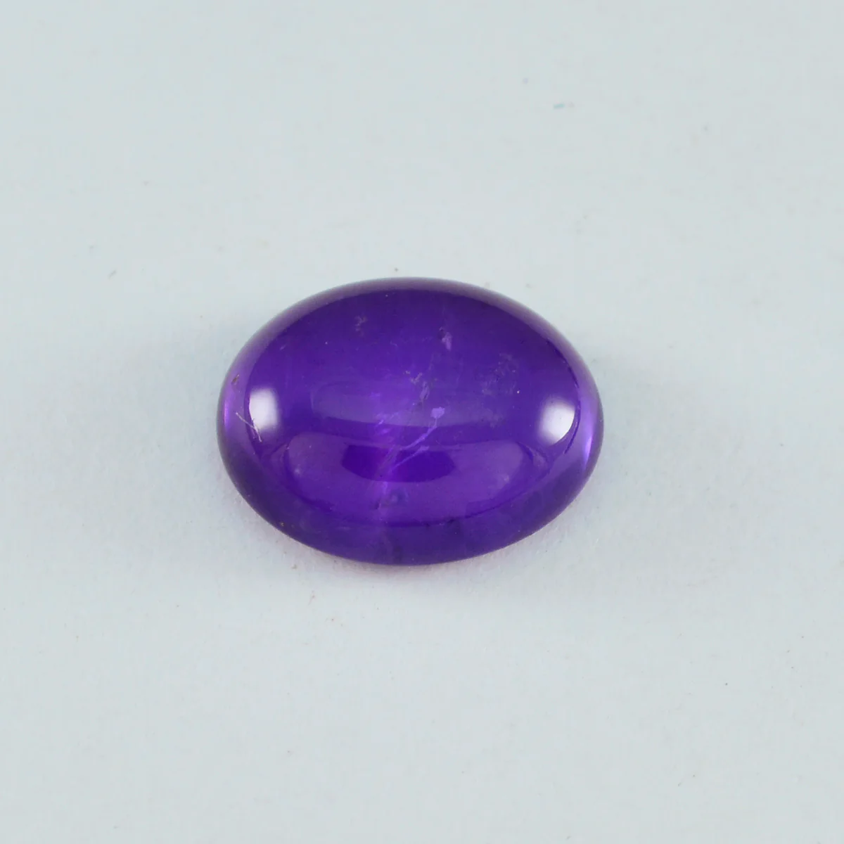 Amethyst 1PC Large 10x12 MM Oval Cabochon Purple Sparkling semi Precious Semi Precious Gemstone - Image 4