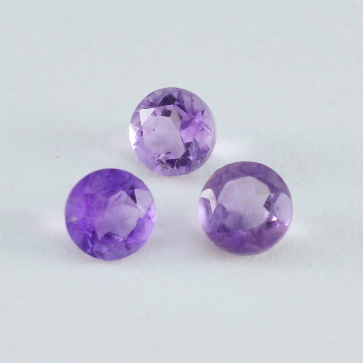 Amethyst 1PC Large 11x11 MM Round Faceted Purple Fine Semi Precious Gems - Image 3