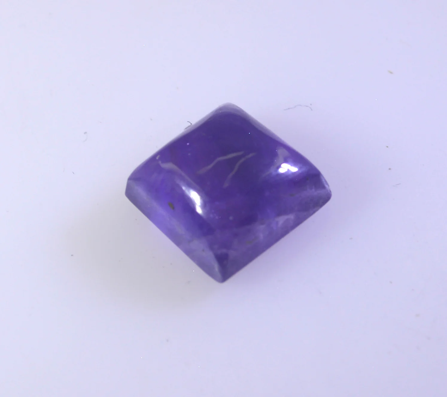 Amethyst 1PC Large 11x11 MM Square Cabochon Purple Superior semi Precious Semi Precious Gemstone - Image 3
