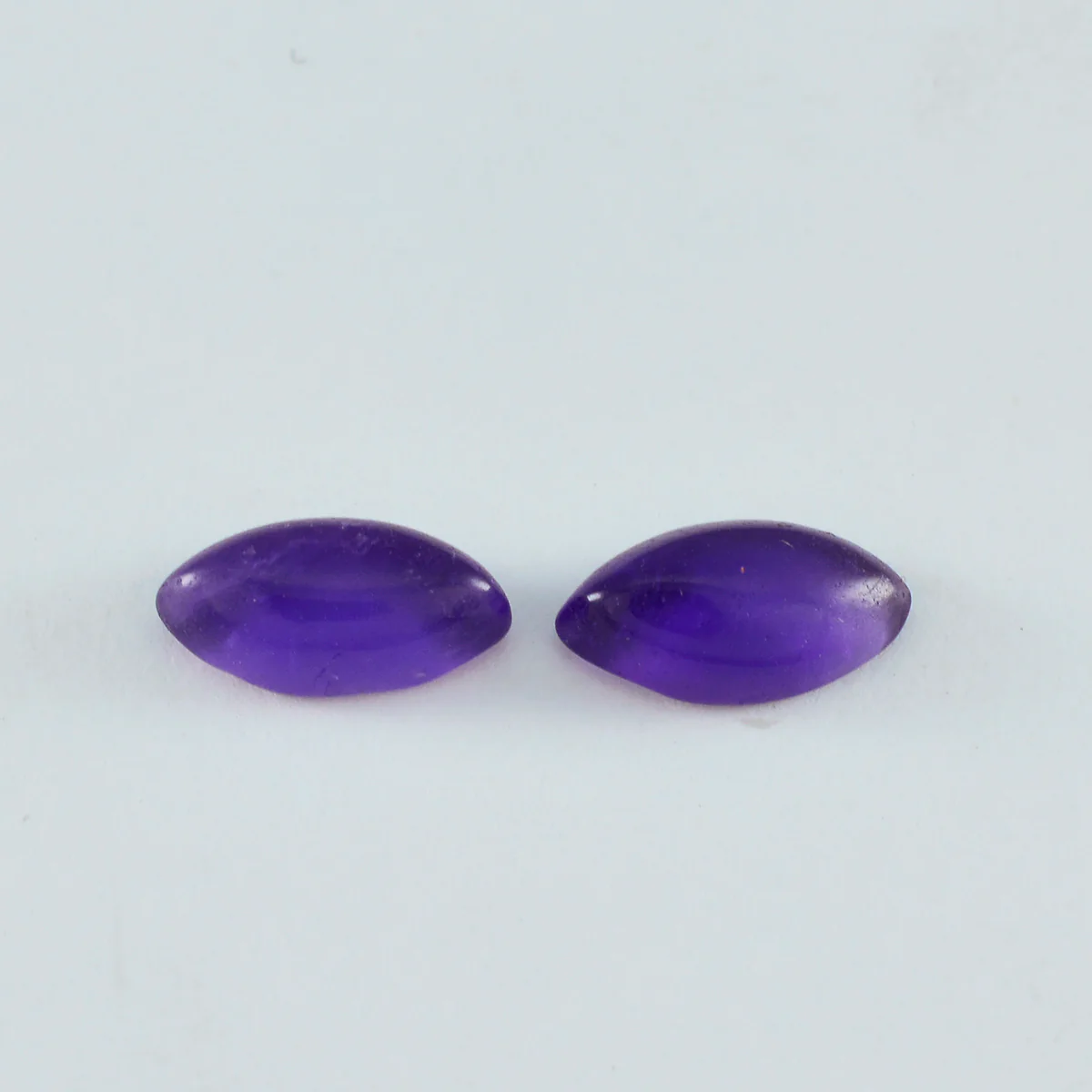 Amethyst 1PC Small 5x10 MM Marquise Cabochon Purple Fine semi Precious Gems - Image 4