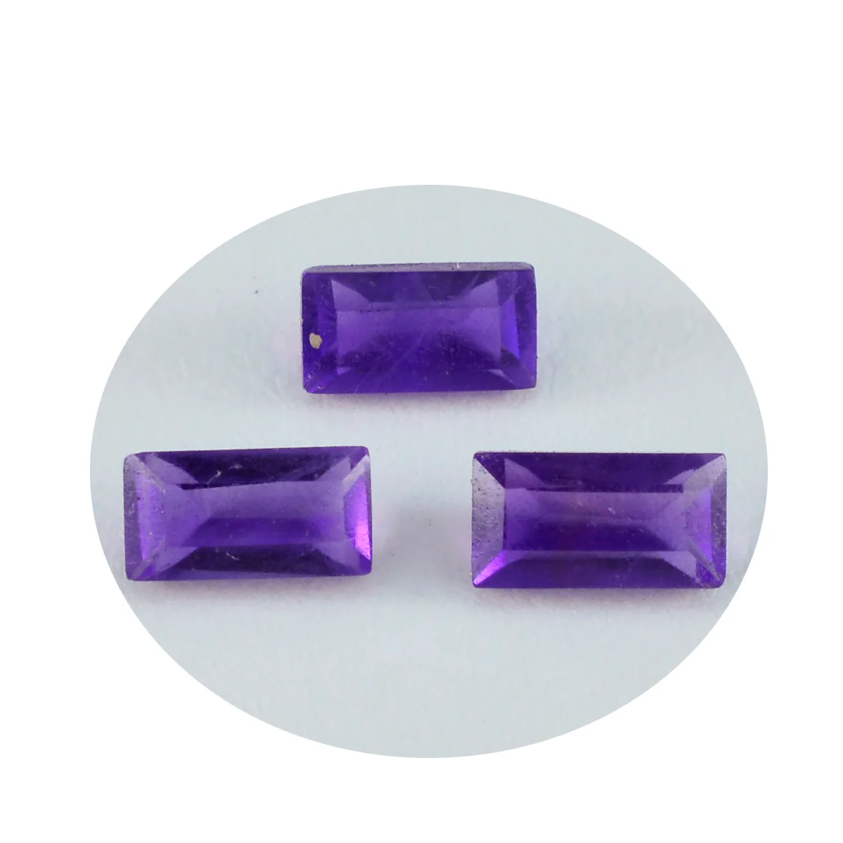 Amethyst 1PC Small 6x12 MM Baguette Faceted Purple Luster Semi Precious Loose Gems - Image 4