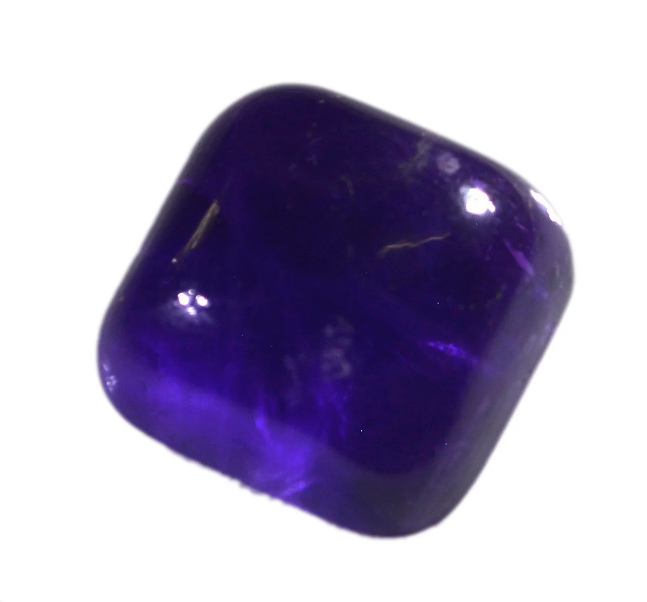 Amethyst 1PC Small 7x7 MM Square Cabochon Purple Fine semi Precious Gems - Image 3