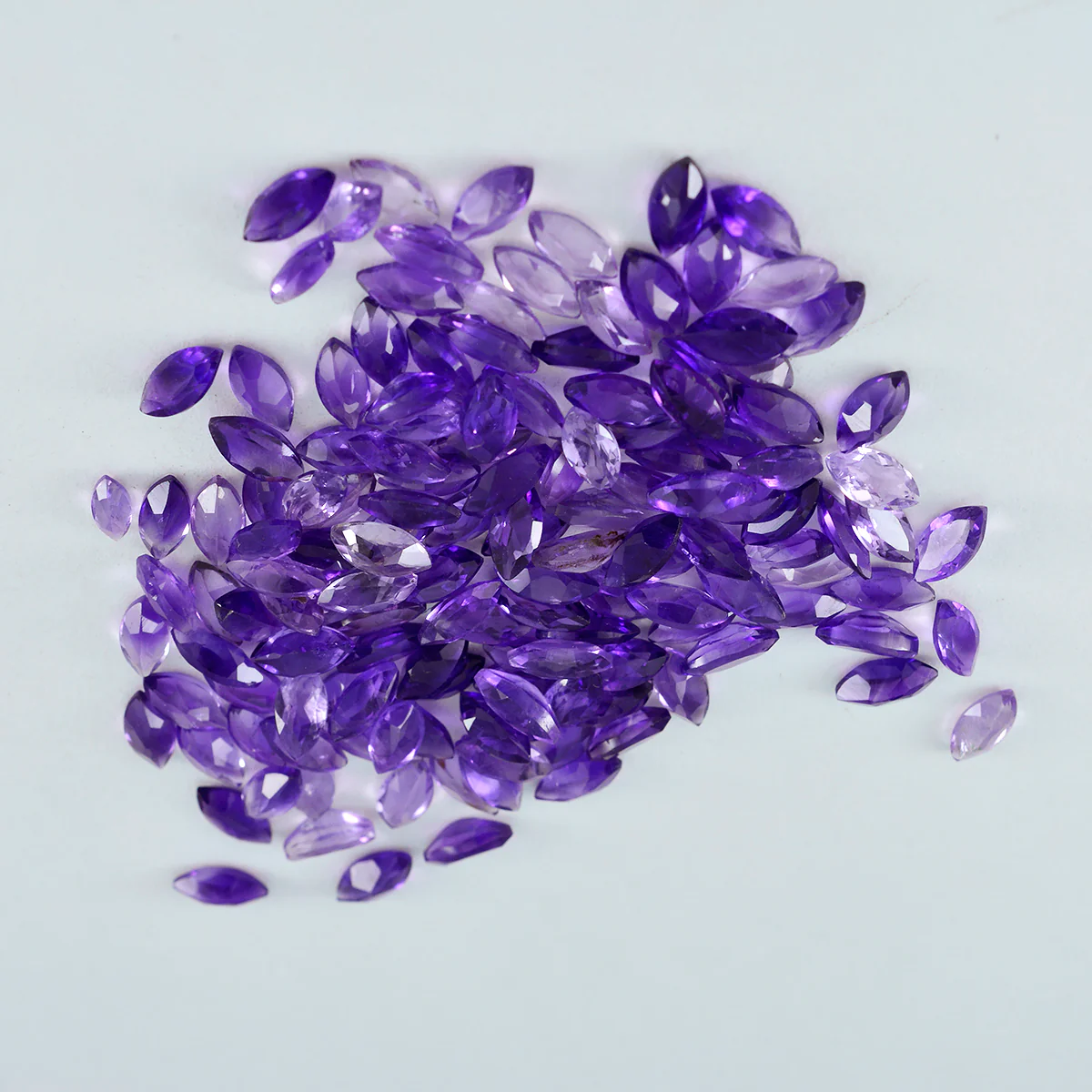 Amethyst 1PC Tiny 4x8 MM Marquise Faceted Purple Genuine Semi Precious Loose Gems - Image 3