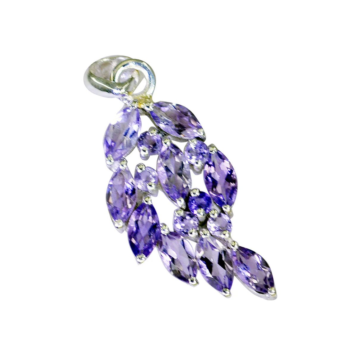 Amethyst Classic Egyptian Silver multiple Noelia Cocktail Purple Pendant Jewelry - Image 2