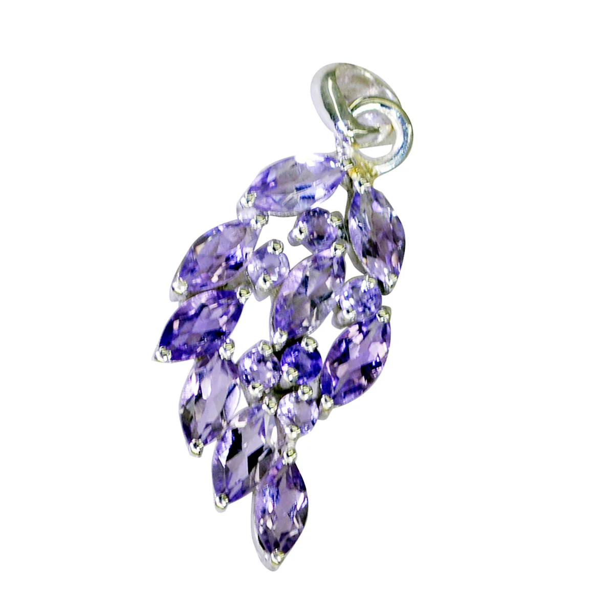 Amethyst Classic Egyptian Silver multiple Noelia Cocktail Purple Pendant Jewelry - Image 3