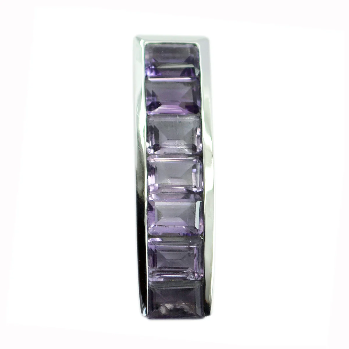 Amethyst Eye-catching Mexican Sterling Silver multiple Zoey wedding Purple Pendant Jewellery - Image 2