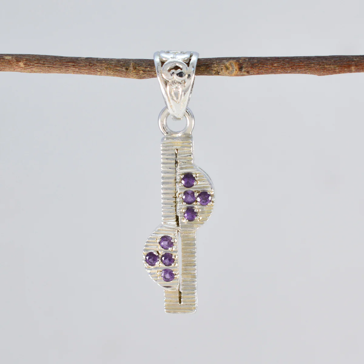 Amethyst Featherlight Australian 92.5 Silver multiple Addison Luxurious Purple Pendant Jewellery - Image 2