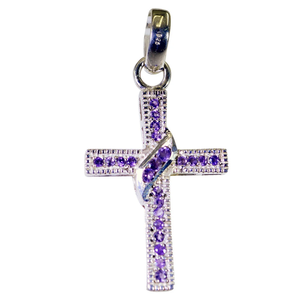 Amethyst Featherlight Australian 925 Silver multiple Savannah Bubble Purple Pendant Jewelry - Image 2
