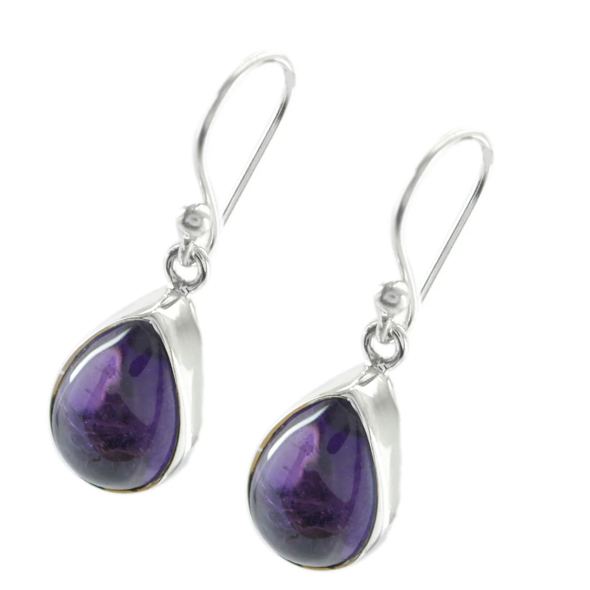Amethyst German Rina multiple Dangle Purple 925 Silver Earring - Image 2