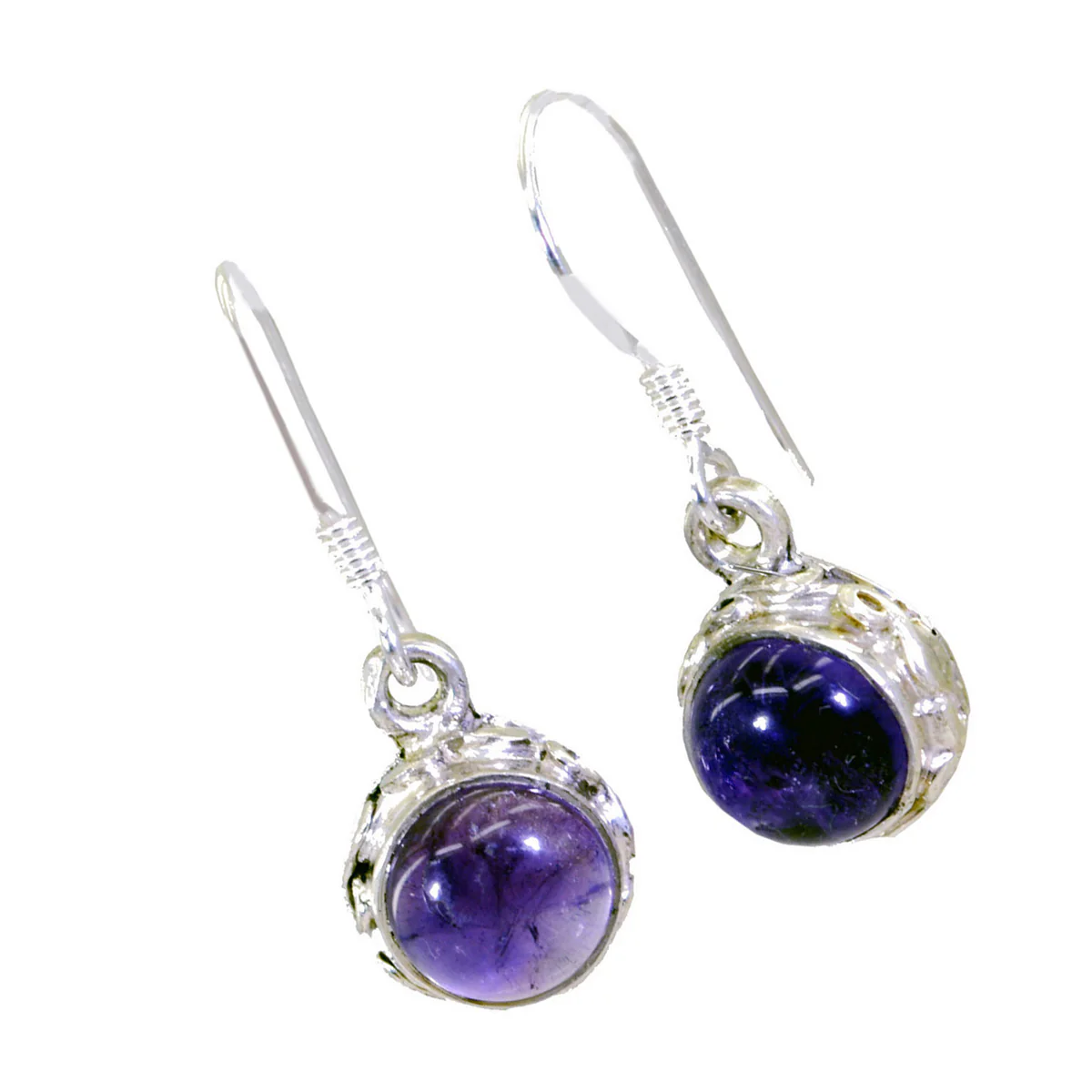 Amethyst Moroccan Soo-jin multiple Dangle Purple 925 Sterling Silver Earring - Image 2