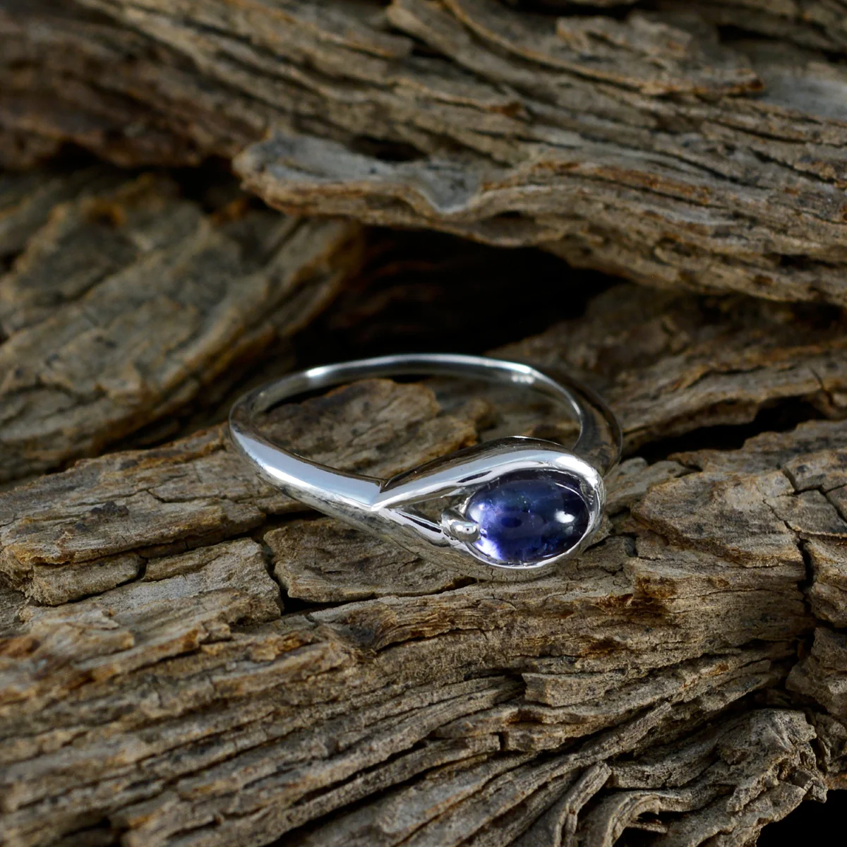 Amethyst Solitaire Turkish 925 Sterling Silver Purple Gemstone Delicate Sophisticated Ring Jewelry - Image 4