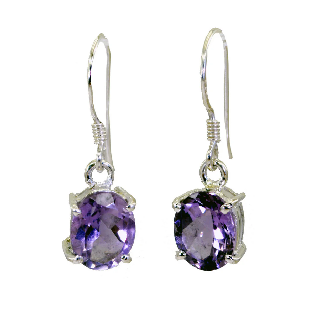 Amethyst Spanish Naomi multiple Dangle Purple 925 Sterling Silver Earring
