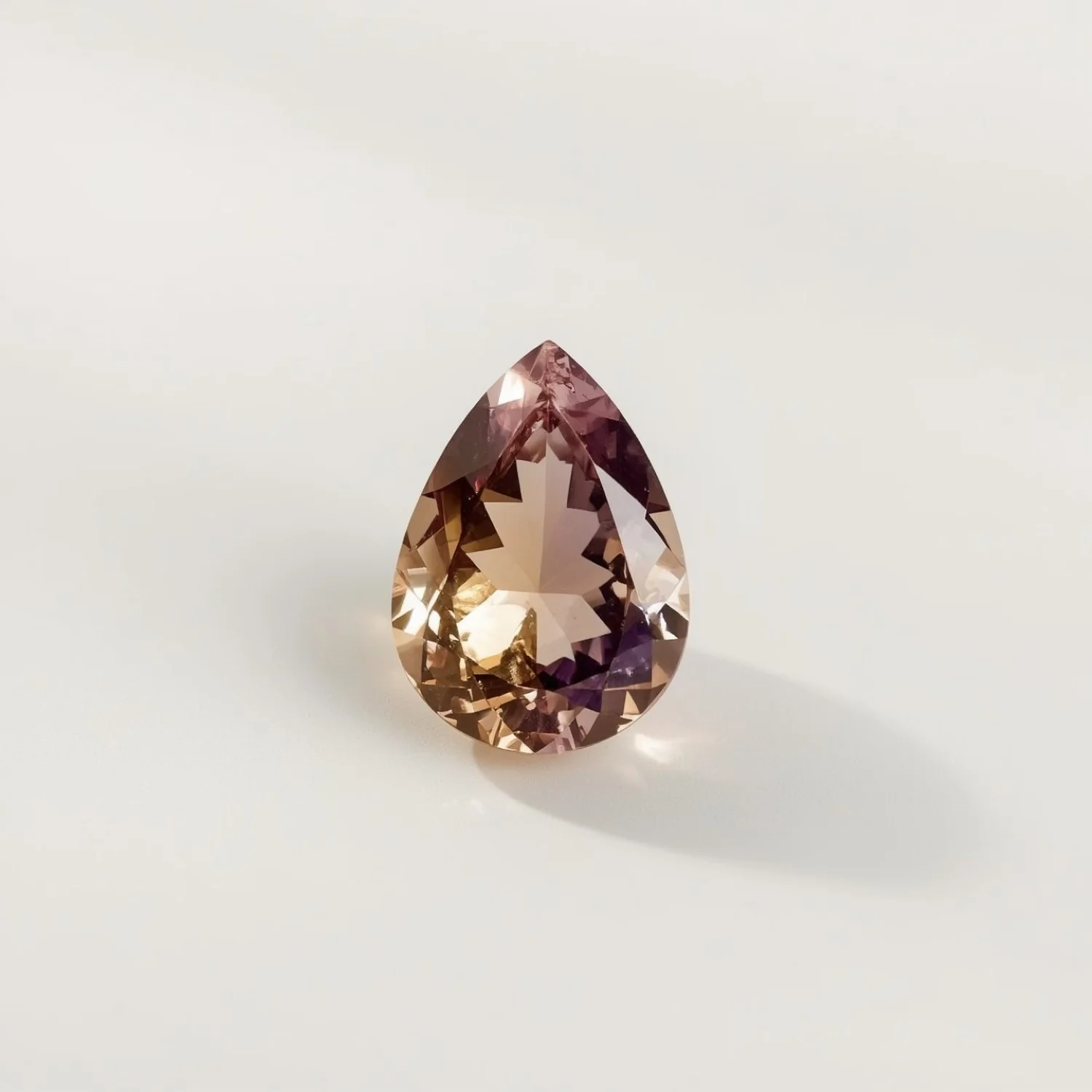 Ametrine 1PC Tiny 3x5 MM Pear Faceted Multicolor Genuine Semi Precious Loose Gems - Image 2