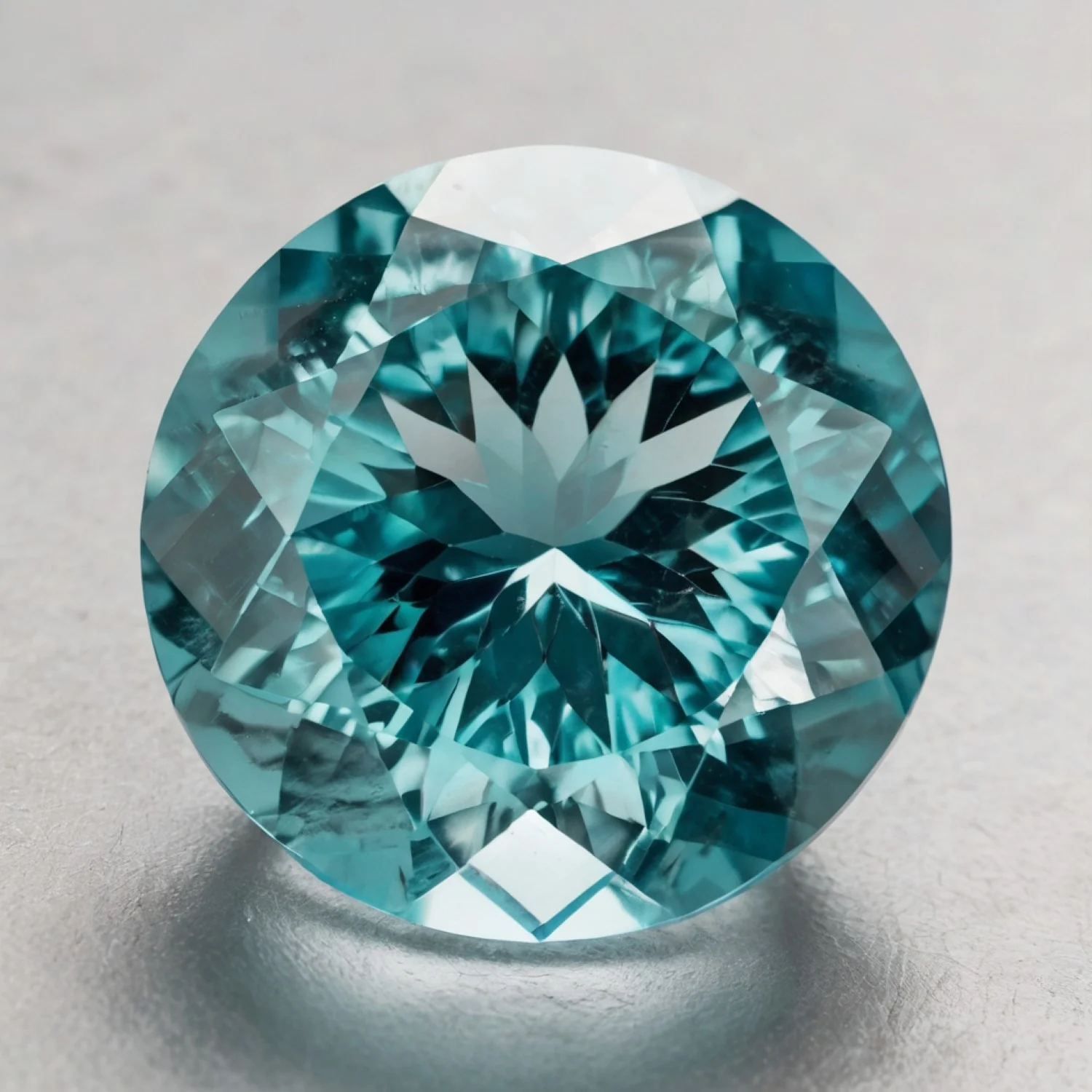 Aquamarine 1PC Tiny 6x6 MM Round Faceted Blue Polished Semi Precious Loose Gemstones