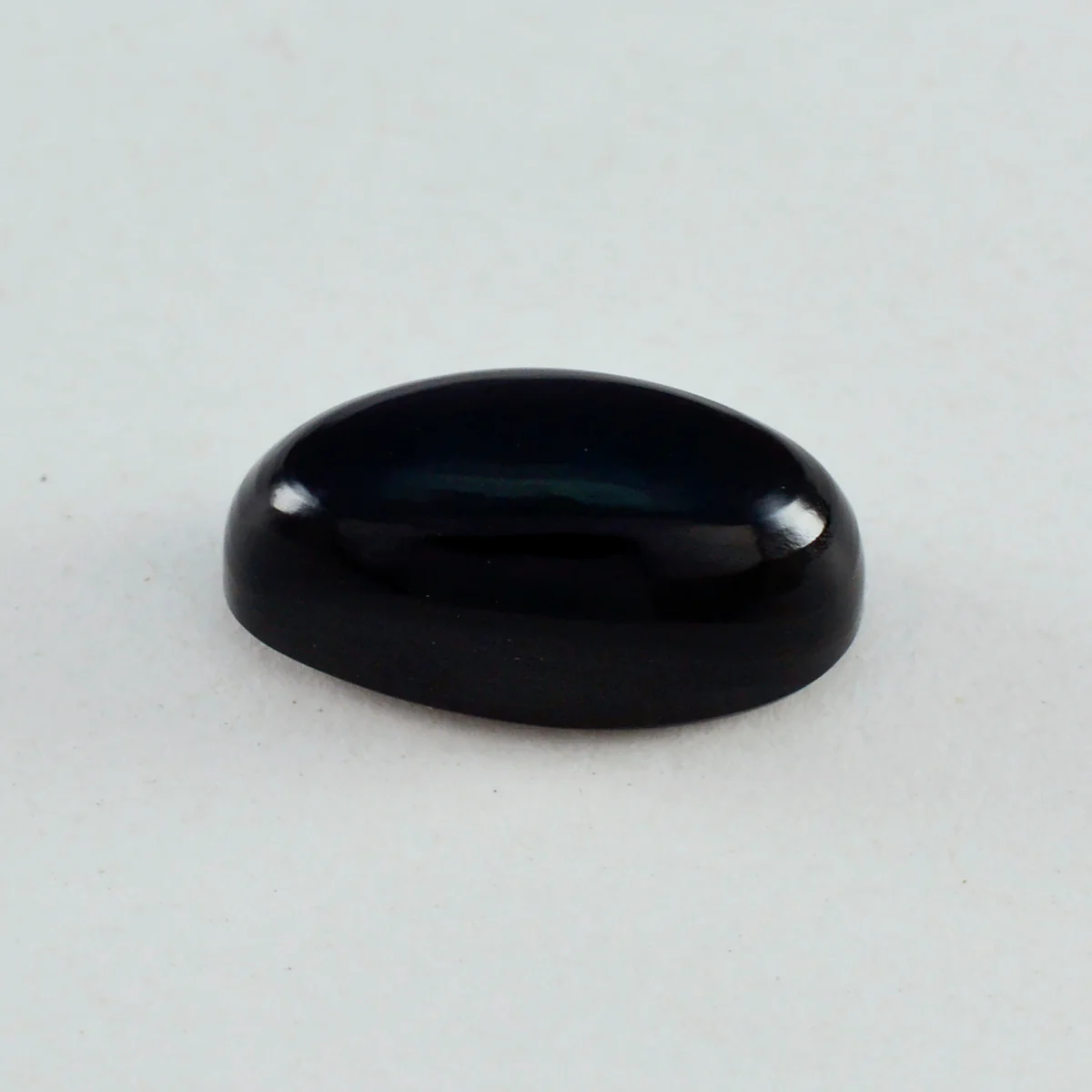 Black Onyx 1PC Small 6x9 MM Oval Cabochon Black Sparkling semi Precious Gems - Image 2