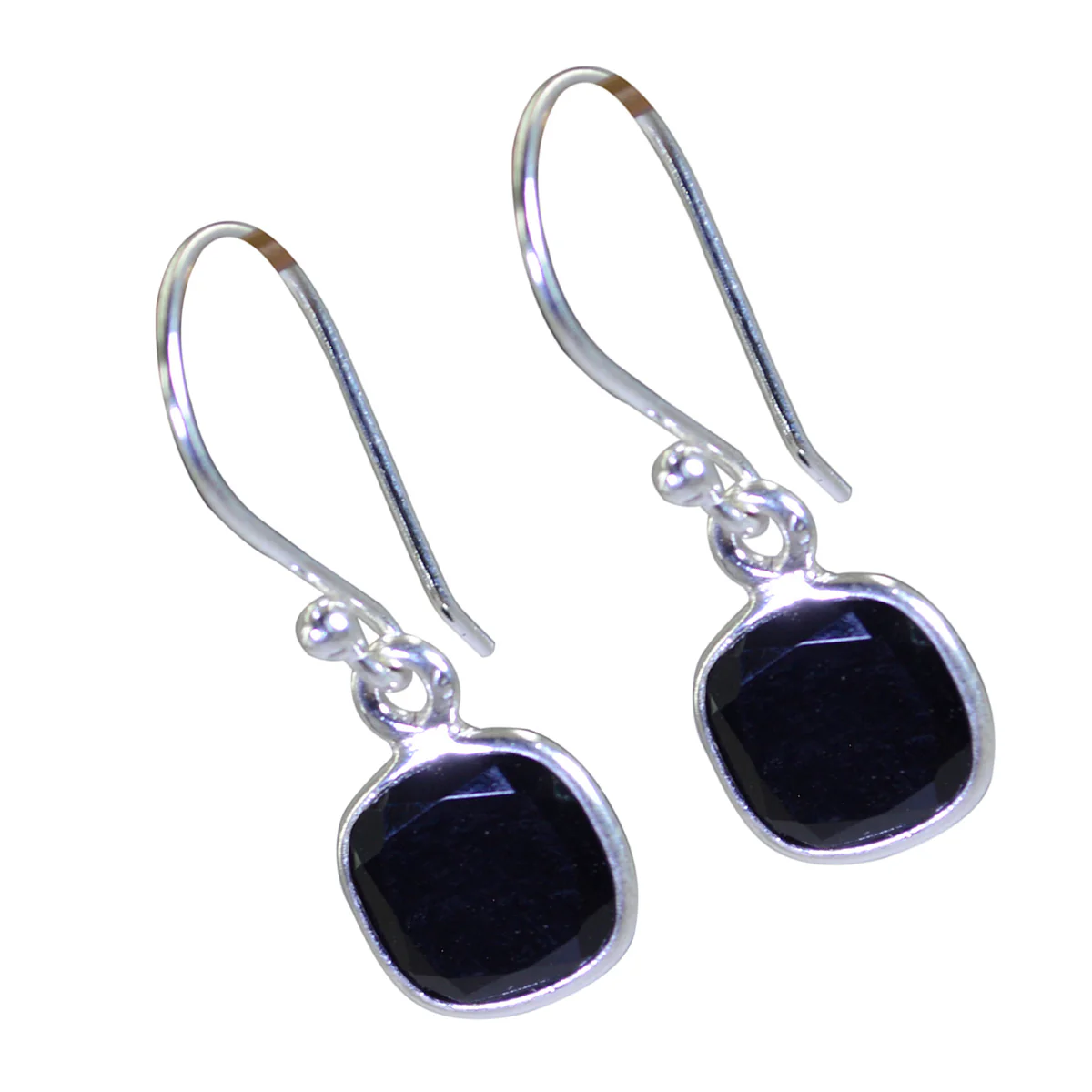 Black Onyx Turkish Josephine multiple Dangle Black 92.5 Silver Earring - Image 3