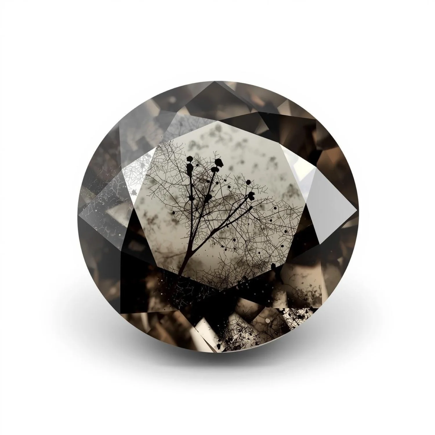 Black Rutile 1PC Tiny 5x5 MM Round Faceted Black Sparkling Semi Precious Loose Gemstone - Image 2