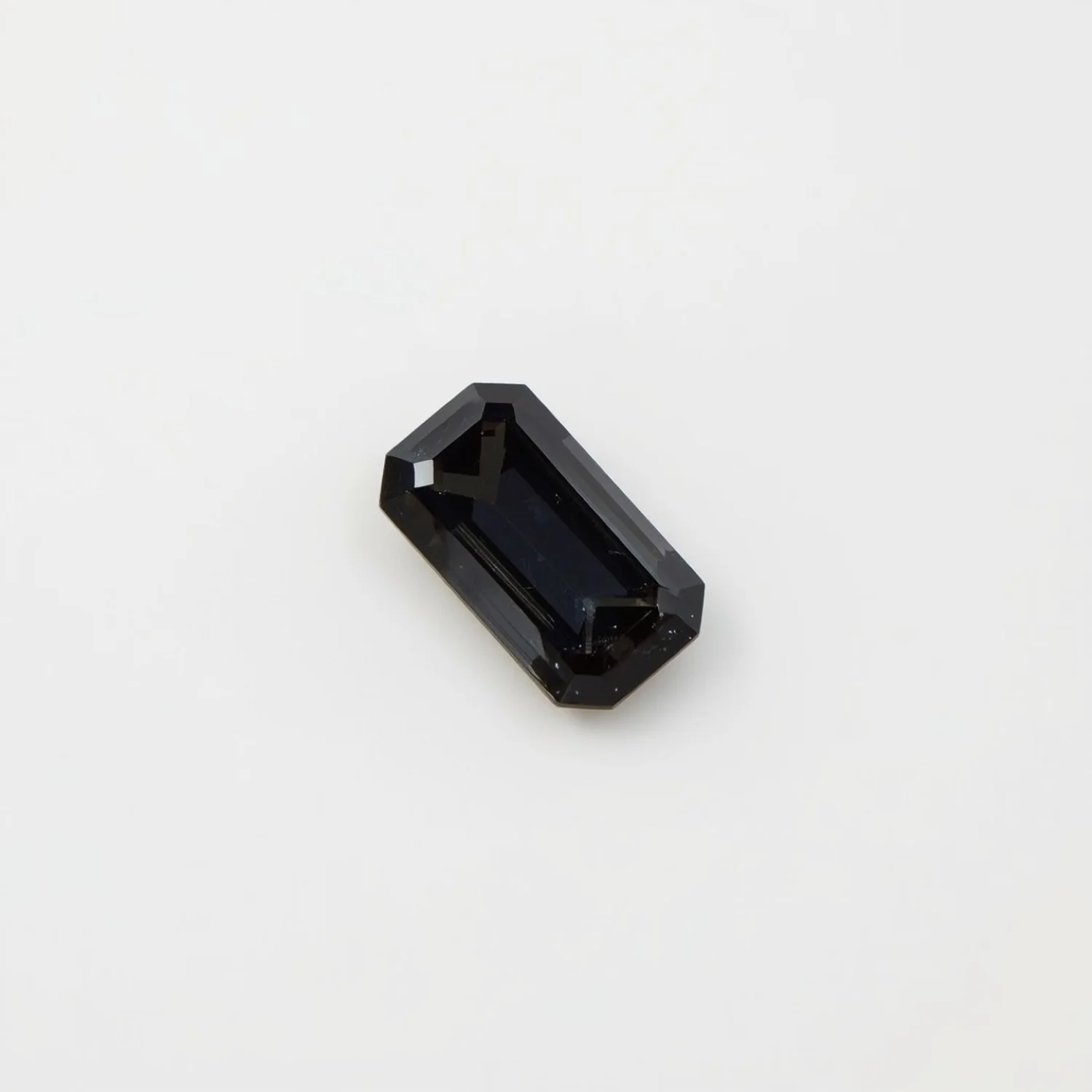 Black Spinel 10PC Tiny 2.5x5 MM Baguette Faceted Black Splendid Semi Precious Loose Gemstone