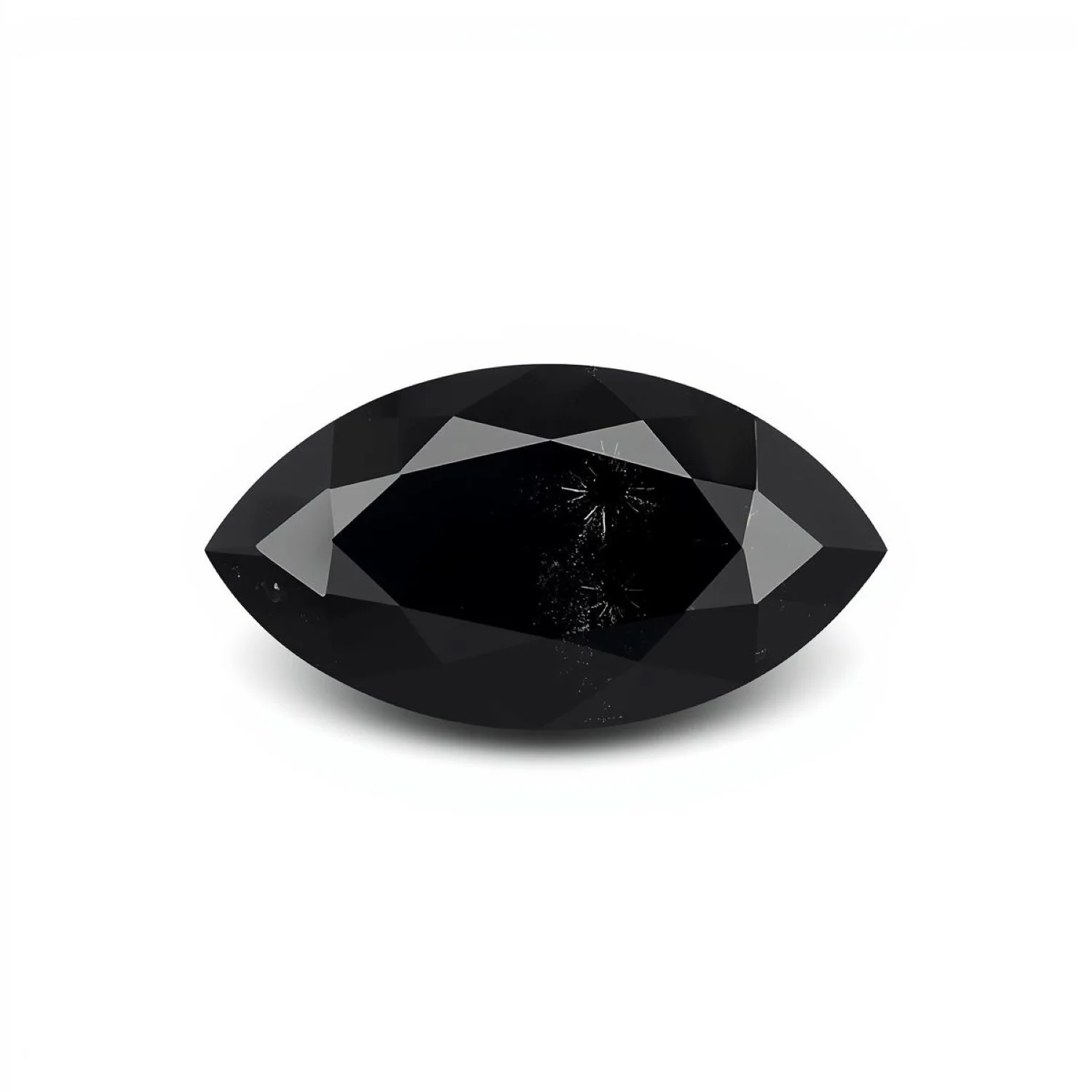 Black Spinel 10PC Tiny 2x4 MM Marquise Faceted Black Genuine Semi Precious Loose Gemstones