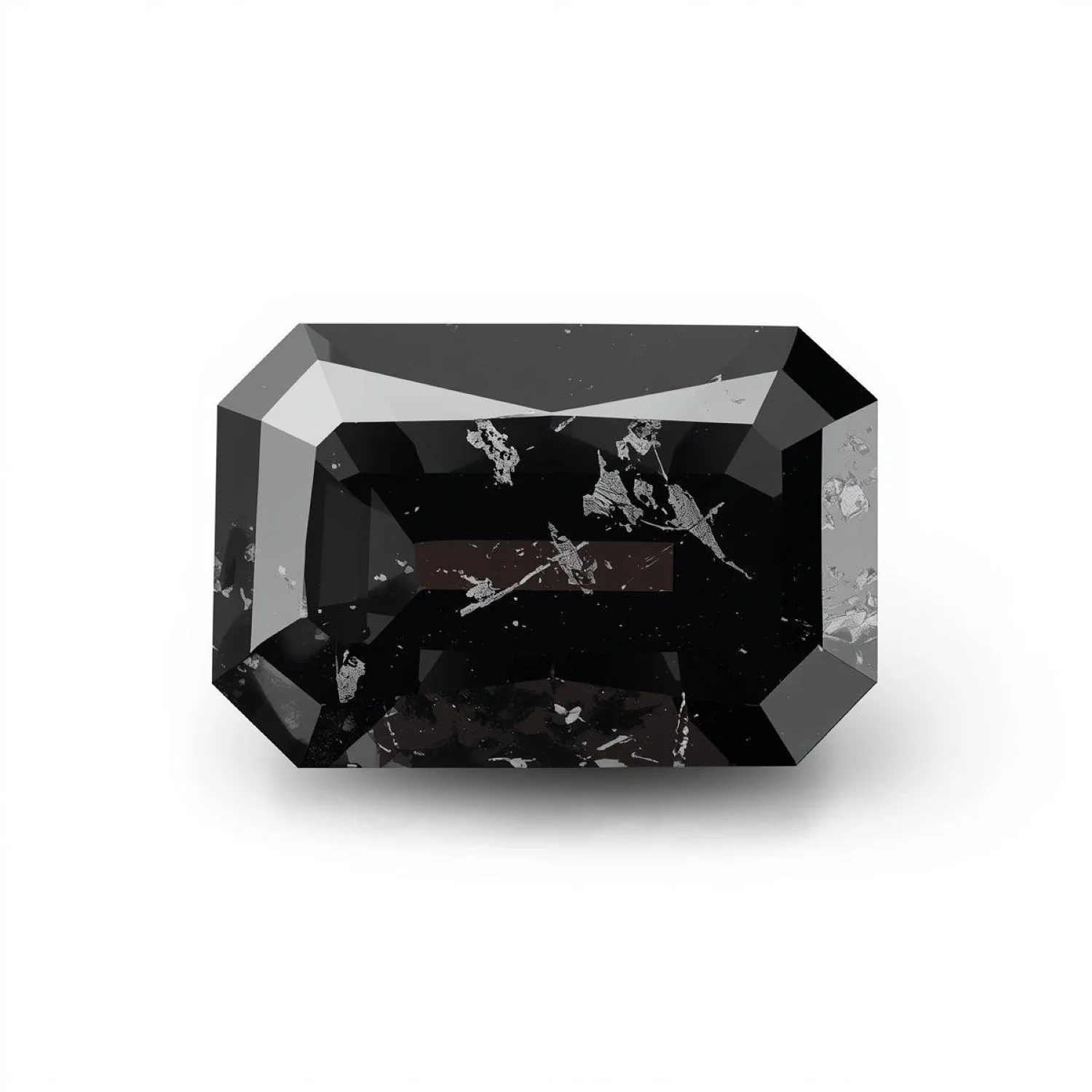 Black Spinel 1PC Chunky 13x18 MM Emerald Faceted Black Natural Semi Precious Gems - Image 2