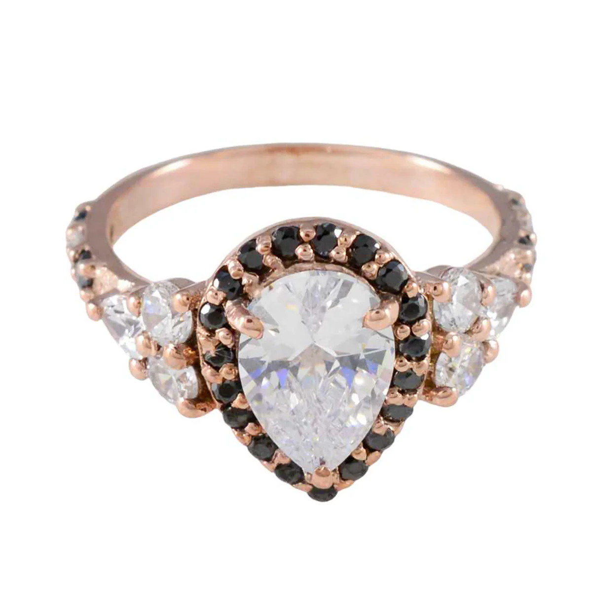 Blue Sapphire CZ Halo Korean Sterling Silver Blue Gemstones Whisper-thin Romantic Ring Jewelry