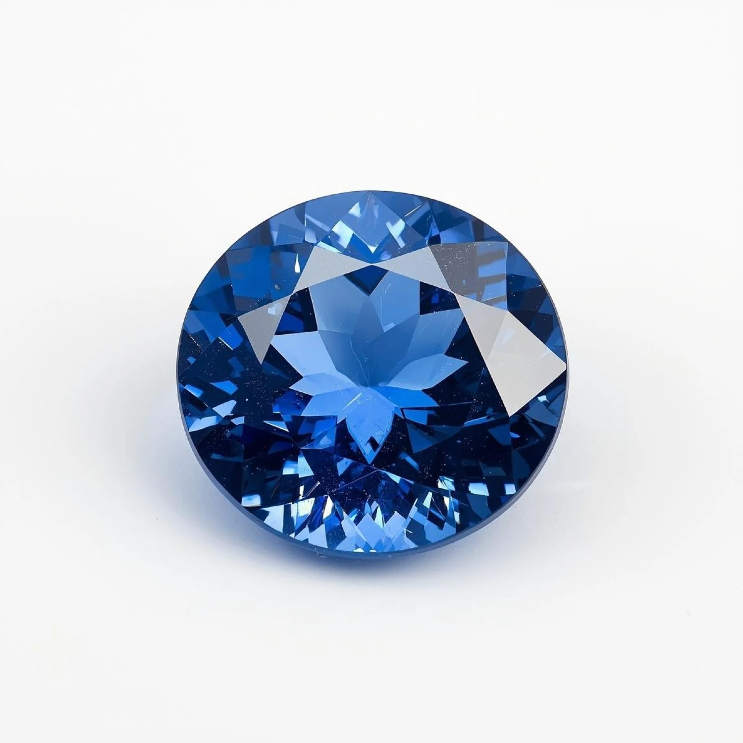 Blue Sapphire (GF) 1PC Large 10x10 MM Round Faceted Blue Shine Precious Loose Gems