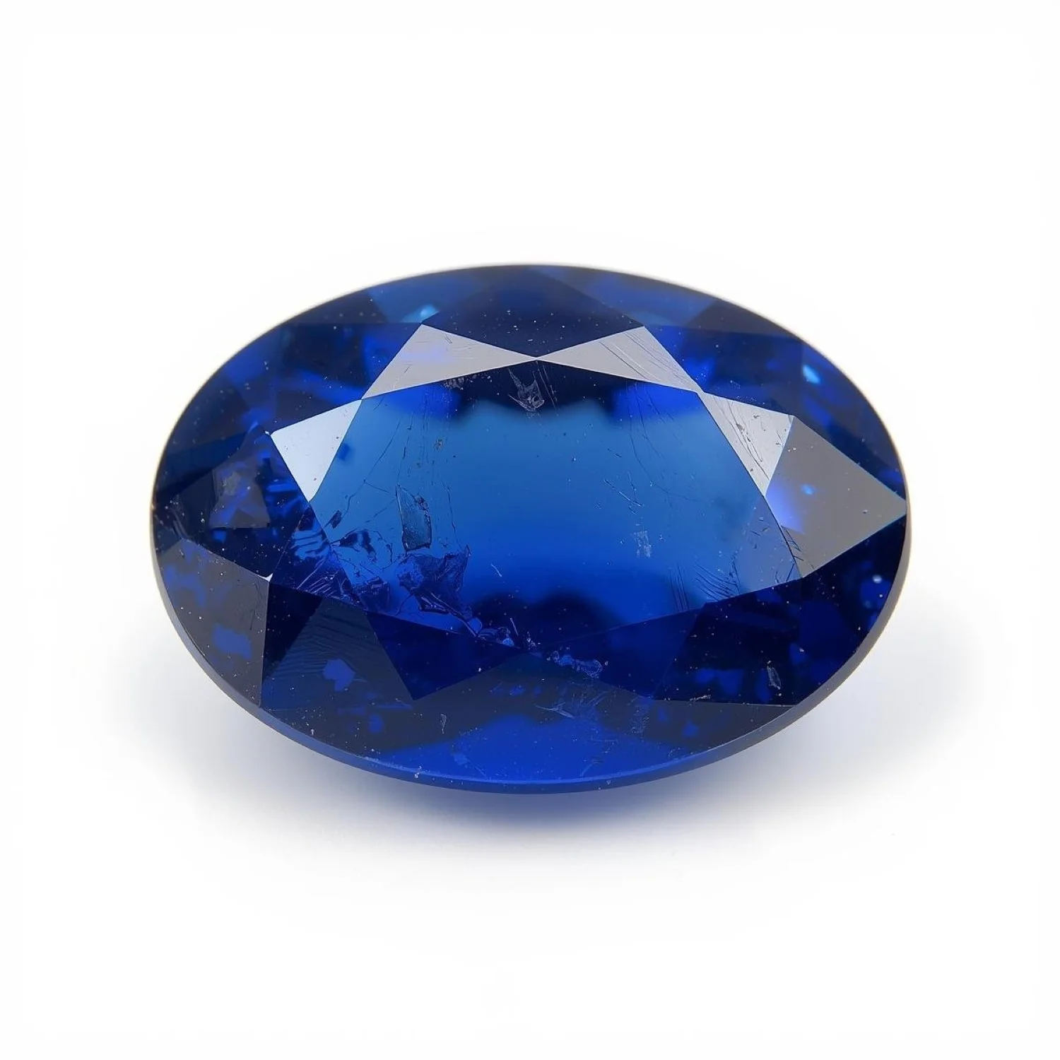 Blue Sapphire (GF) 1PC Large 10x12 MM Oval Faceted Blue Polished Precious Loose Gemstones