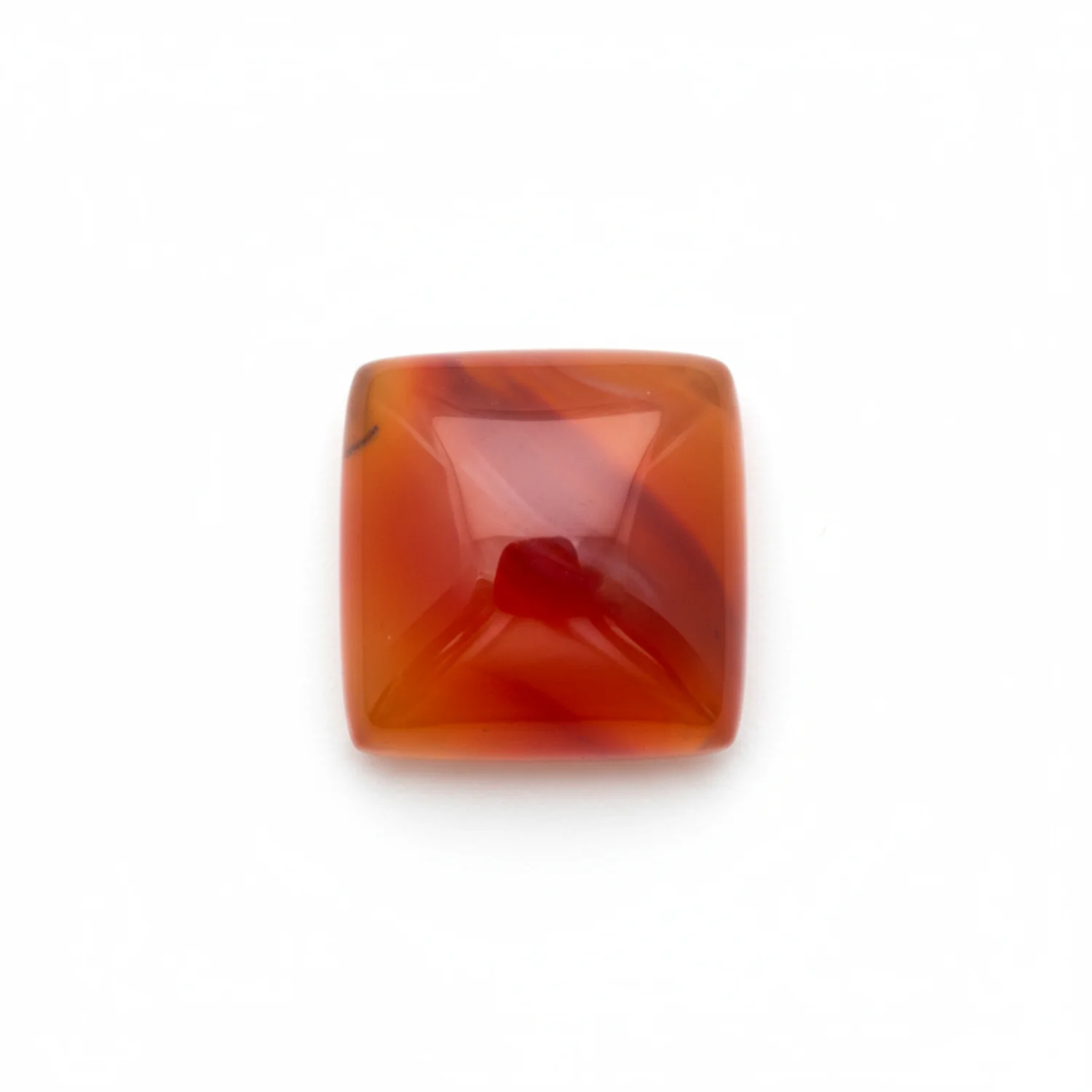 Carnelian 10PC Tiny 3x3 MM Square Cabochon Red Shine semi Precious Loose Gemstones