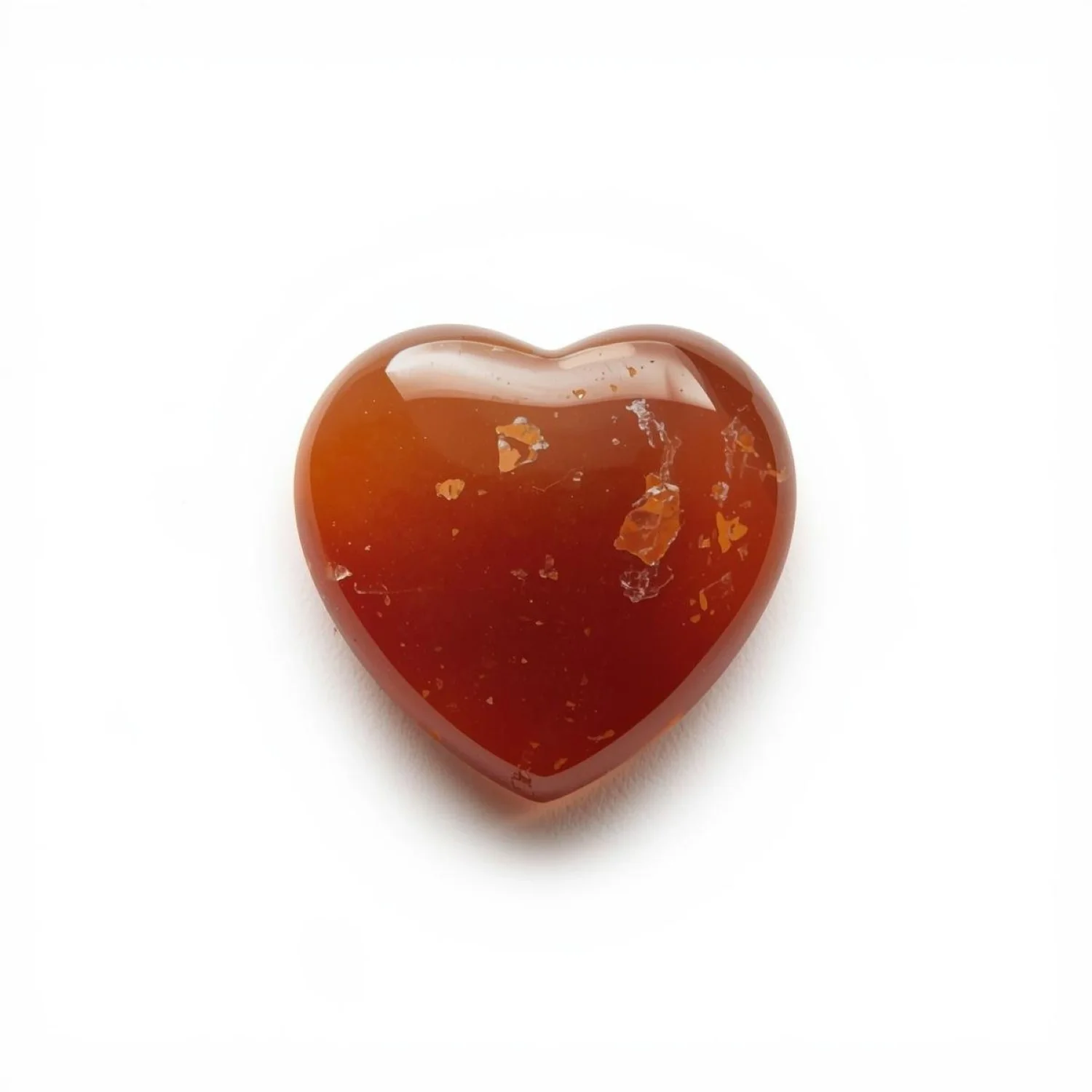Carnelian 10PC Tiny 4x4 MM Heart Cabochon Red Sparkling semi Precious Semi Precious Gemstone - Image 2