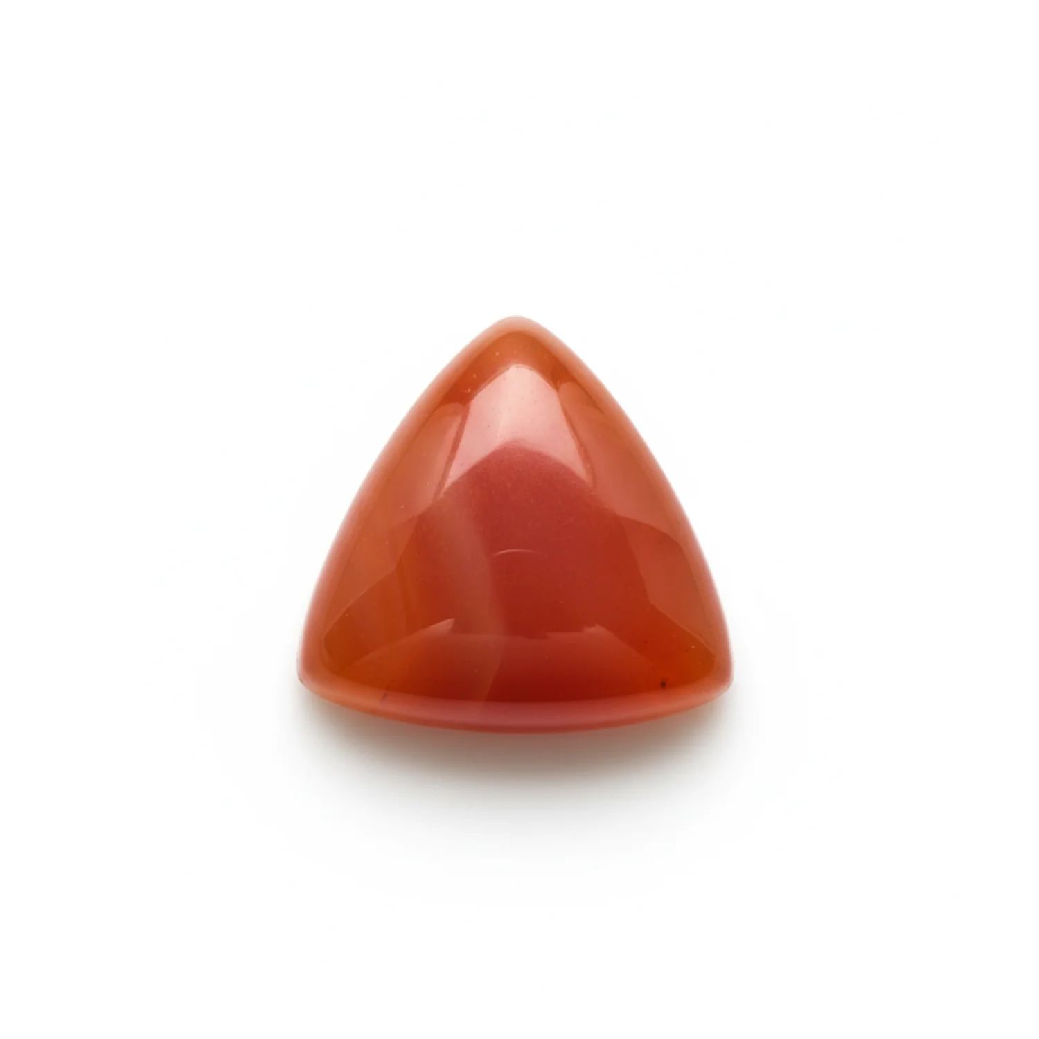 Carnelian 10PC Tiny 5x5 MM Triangle Cabochon Red Fiery semi Precious Semi Precious Gemstone - Image 2