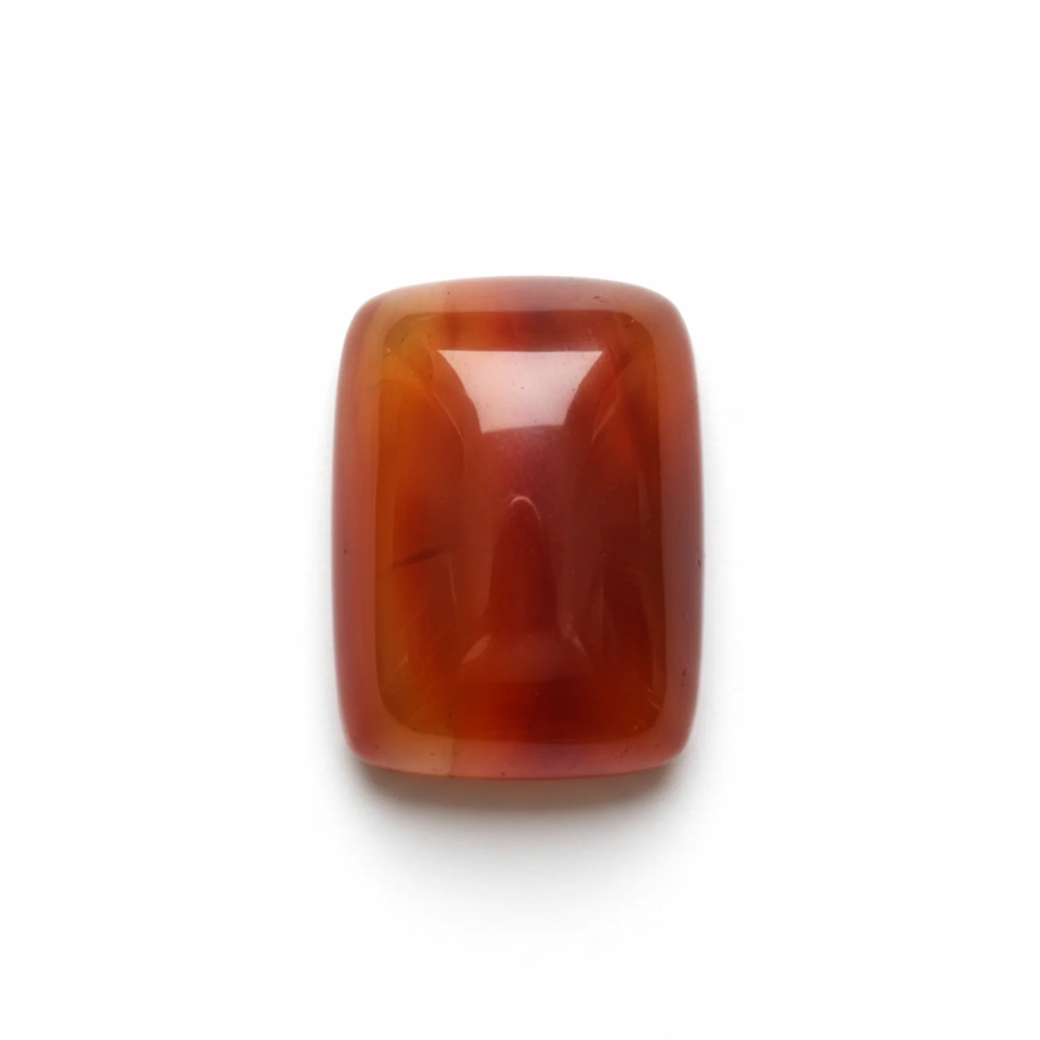 Carnelian 1PC Medium 7x10 MM Emerald Cabochon Red Pure semi Precious Precious Gemstone