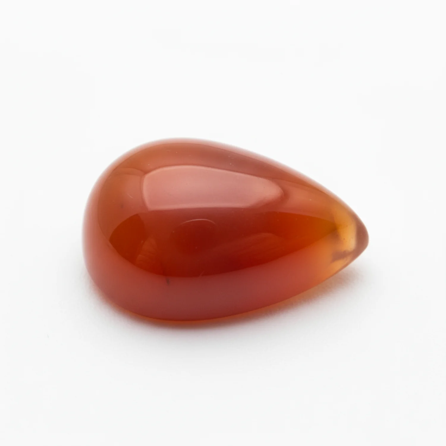 Carnelian 1PC Medium 8x10 MM Pear Cabochon Red High-Quality semi Precious Loose Gems - Image 2