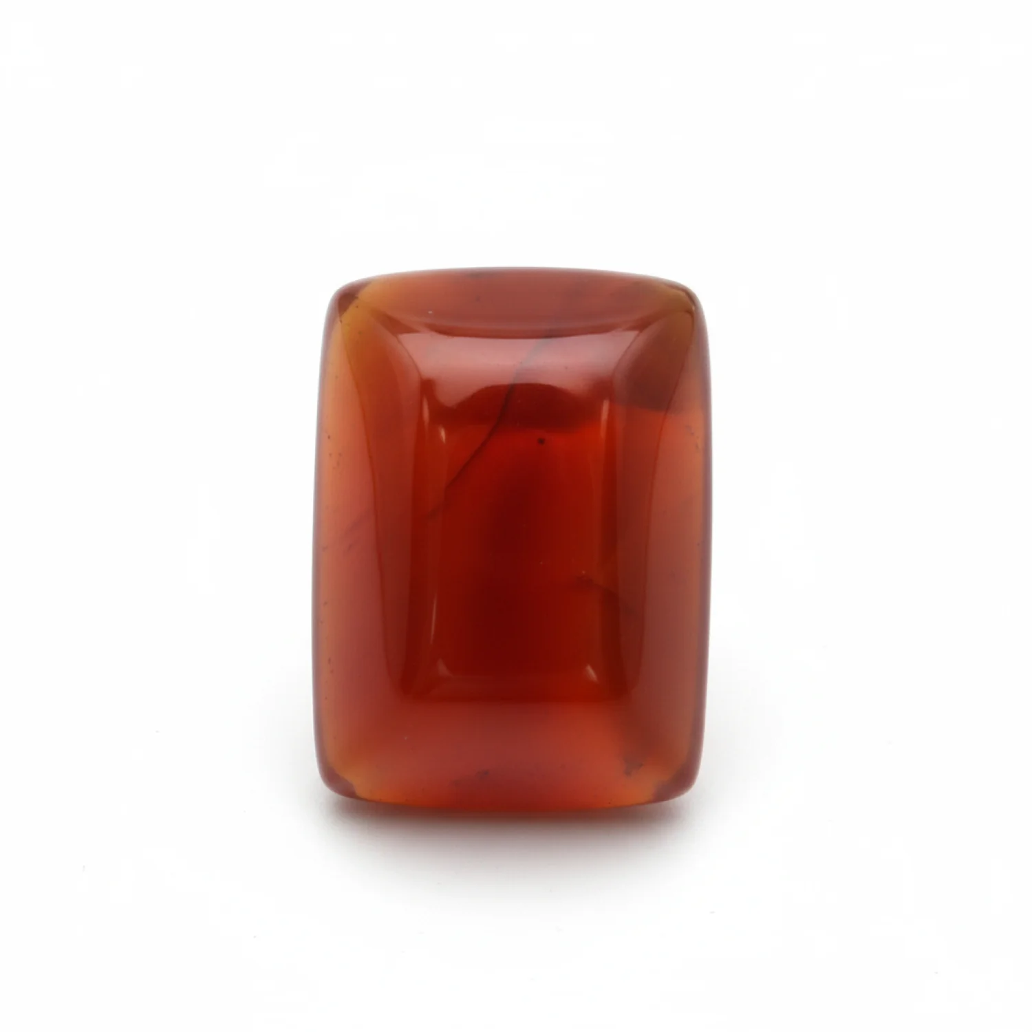 Carnelian 1PC Small 7x9 MM Emerald Cabochon Red Superior semi Precious Semi Precious Gemstone - Image 2