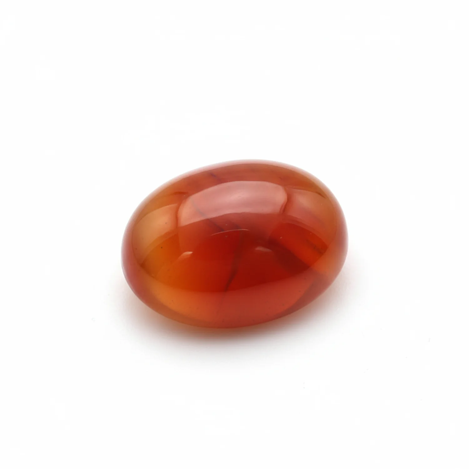 Carnelian 1PC Small 7x9 MM Oval Cabochon Red Genuine semi Precious Precious Gemstone - Image 2