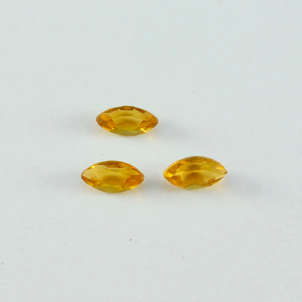 Citrine 10PC Tiny 2x4 MM Marquise Faceted Yellow Luster Semi Precious Loose Gemstones