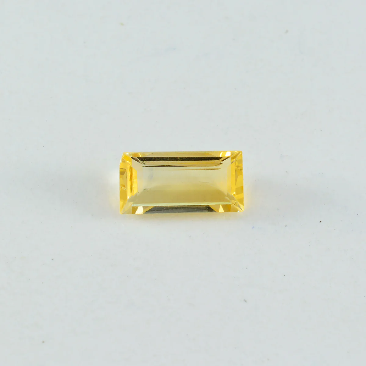 Citrine 1PC Chunky 10x20 MM Baguette Faceted Yellow Luster Semi Precious Loose Gems