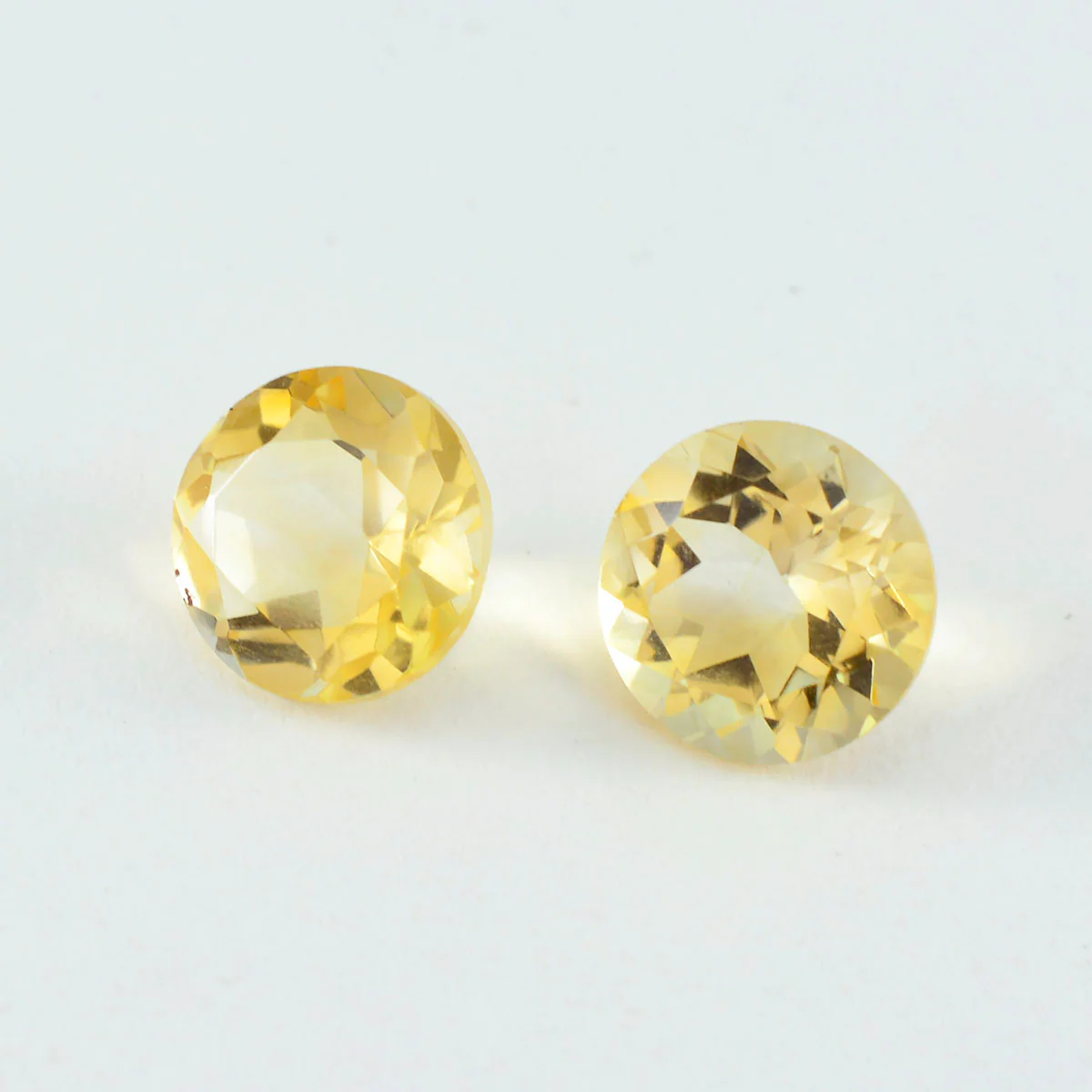 Citrine 1PC Chunky 16x16 MM Round Faceted Yellow Pure Semi Precious Loose Gemstones - Image 3