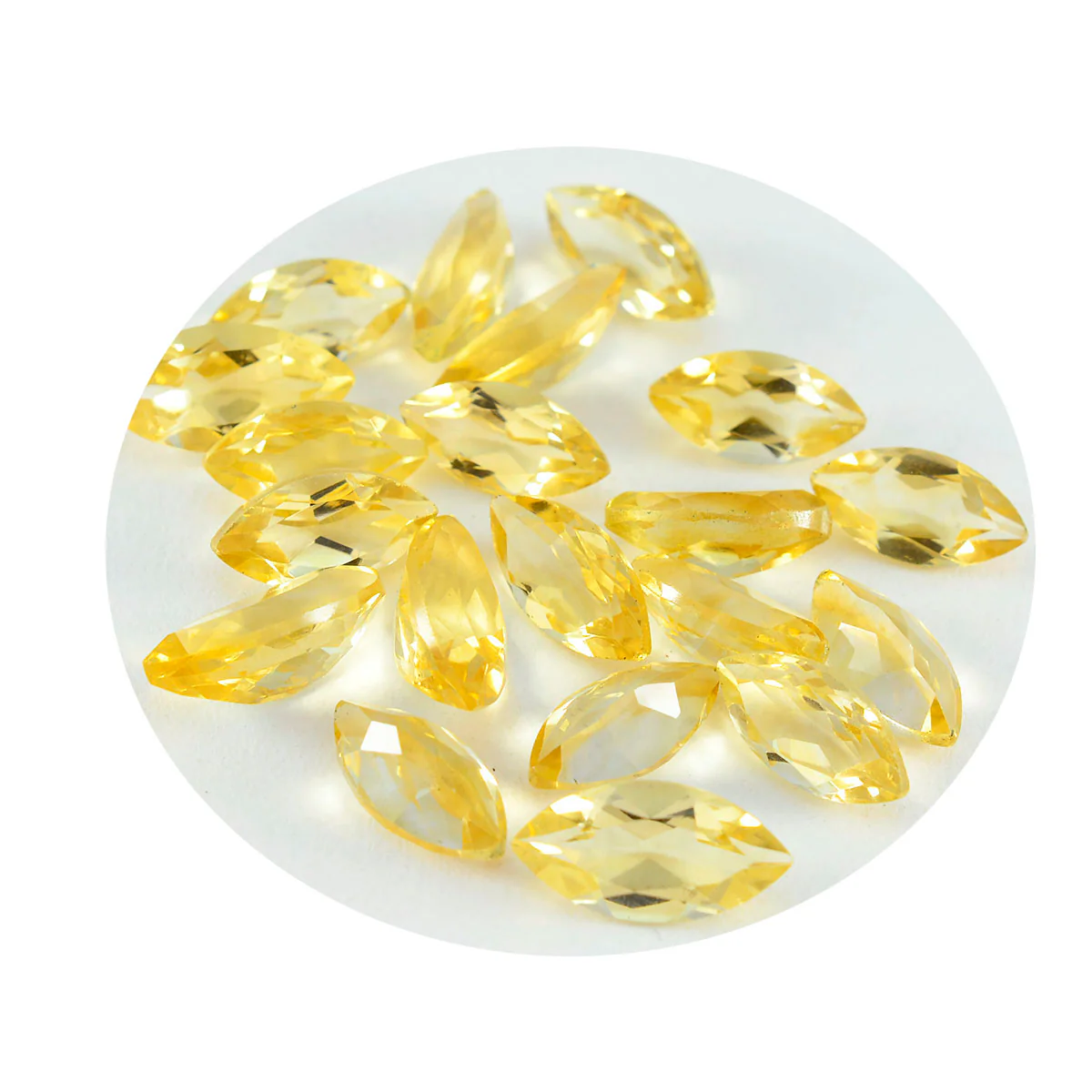 Citrine 1PC Medium 7x14 MM Marquise Faceted Yellow Genuine Semi Precious Loose Gems - Image 3