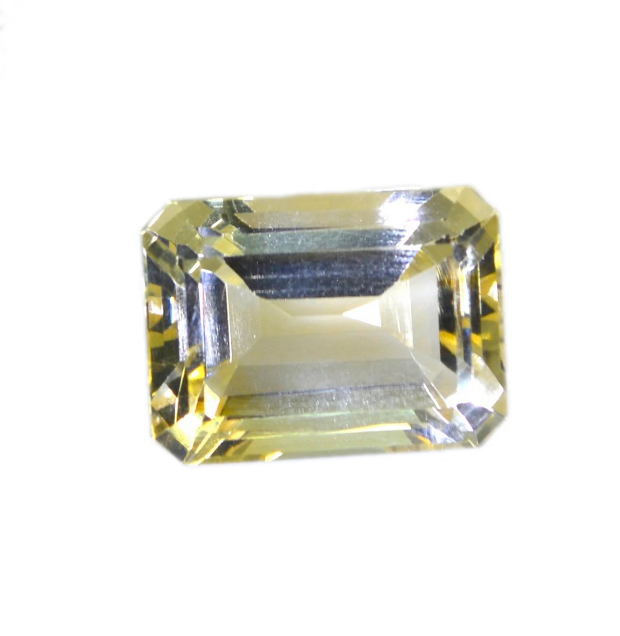 Citrine 1PC Small 6x9 MM Emerald Faceted Yellow Luster Semi Precious Loose Gemstones - Image 4
