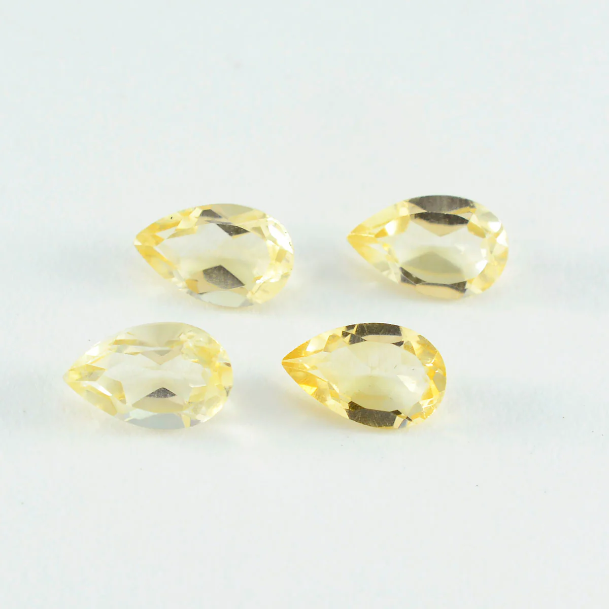 Citrine 1PC Small 6x9 MM Pear Faceted Yellow High-Quality Semi Precious Loose Gems - Image 4