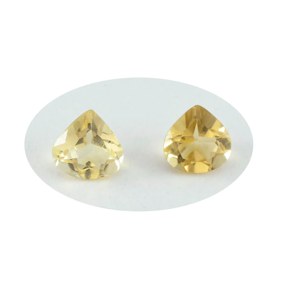 Citrine 1PC Small 7x7 MM Heart Faceted Yellow Splendid Semi Precious Loose Gemstone - Image 3