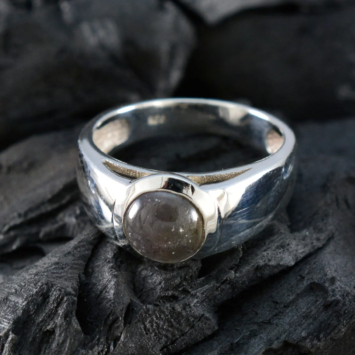 Citrine Solitaire French 925 Silver Yellow Gems Slim Graceful Ring Jewellery - Image 5